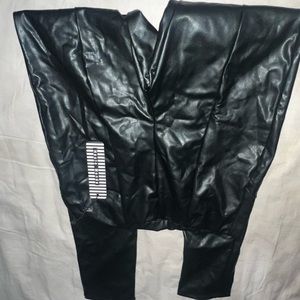NWT - faux leather leggings